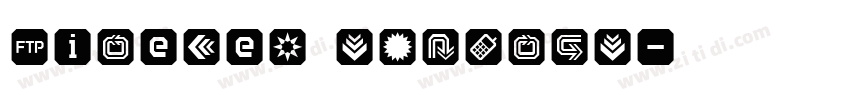 ginetex symbols字体转换